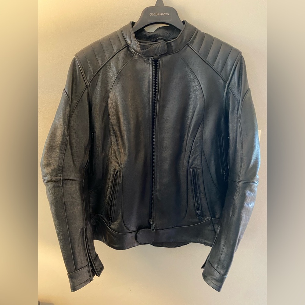 Black Leather Women's Jacket
